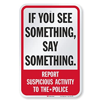 Police Urge Students to See Something, Say Something