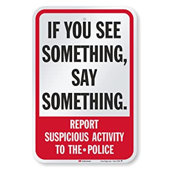 Police Urge Students to 'See Something, Say Something'