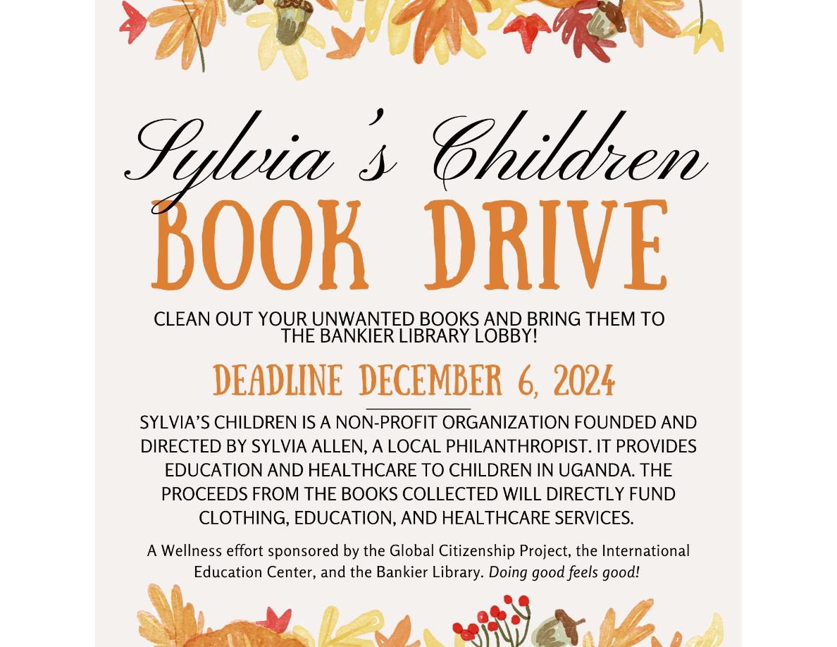 Book Drive Through Dec. 6 Helps Children In Need